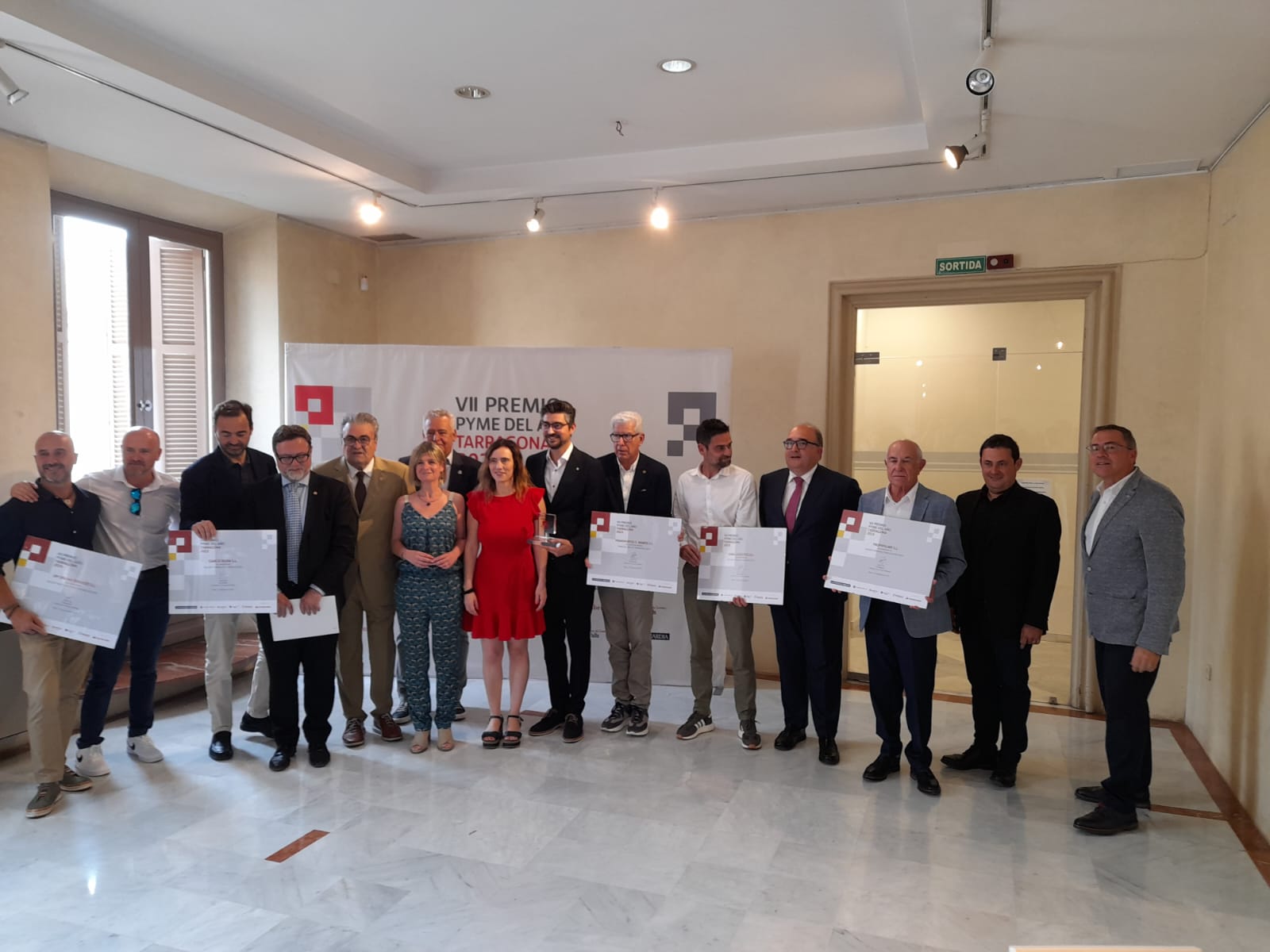 Todos los galardonados en los premios PYME Tarragona